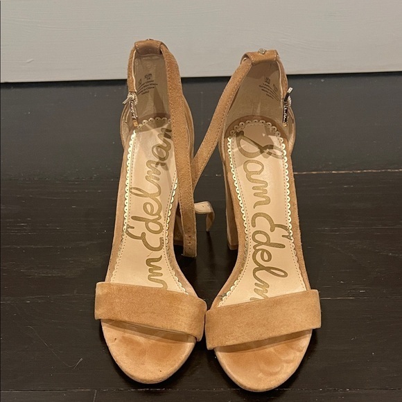 Sam Edelman Shoes - Sam Edelman Camel Suede Heels